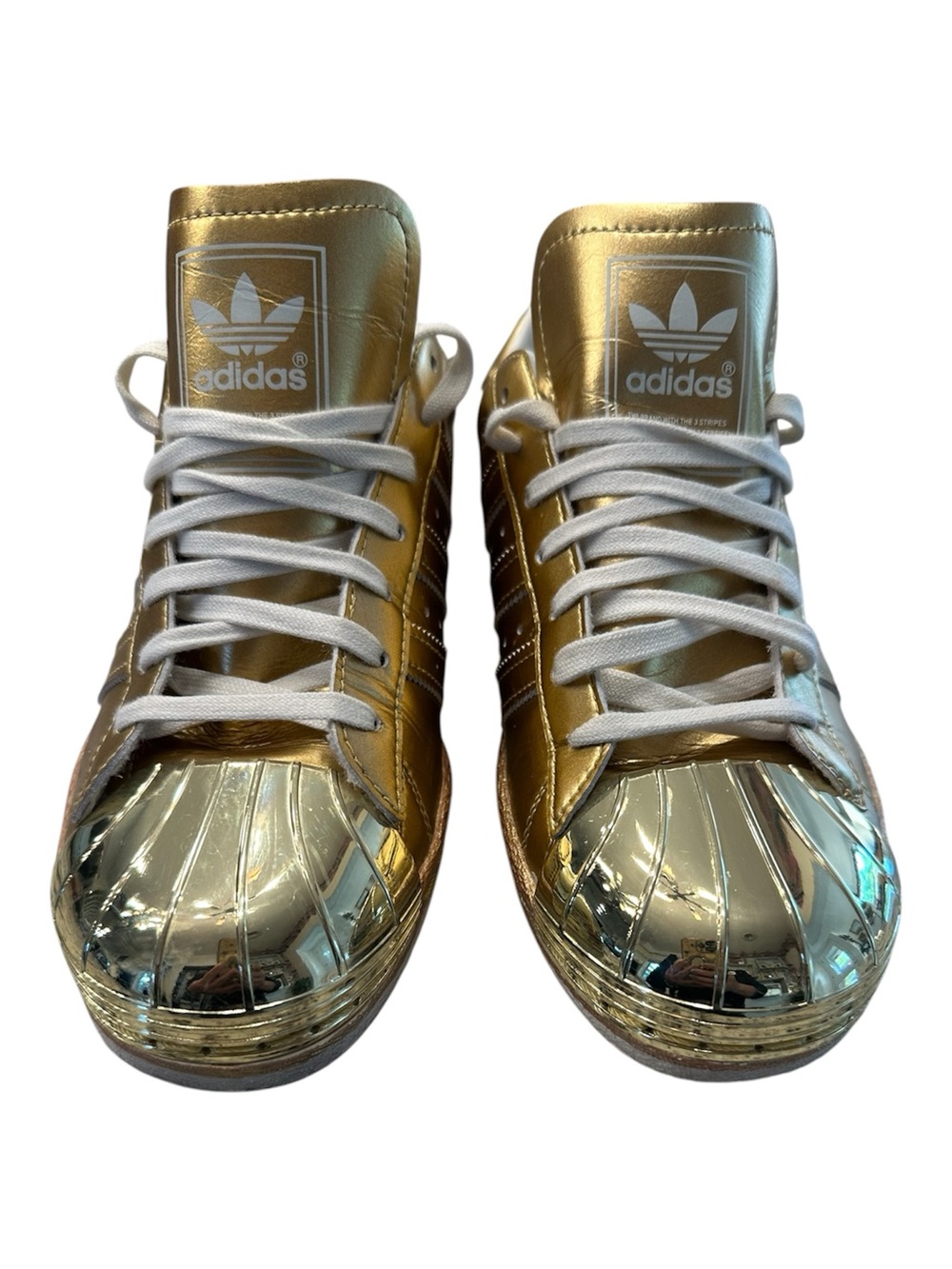 Adidas Originals 80's Metallic S82742Size 6.5 GOLD